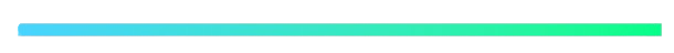 Horizontal gradient divider from blue to green